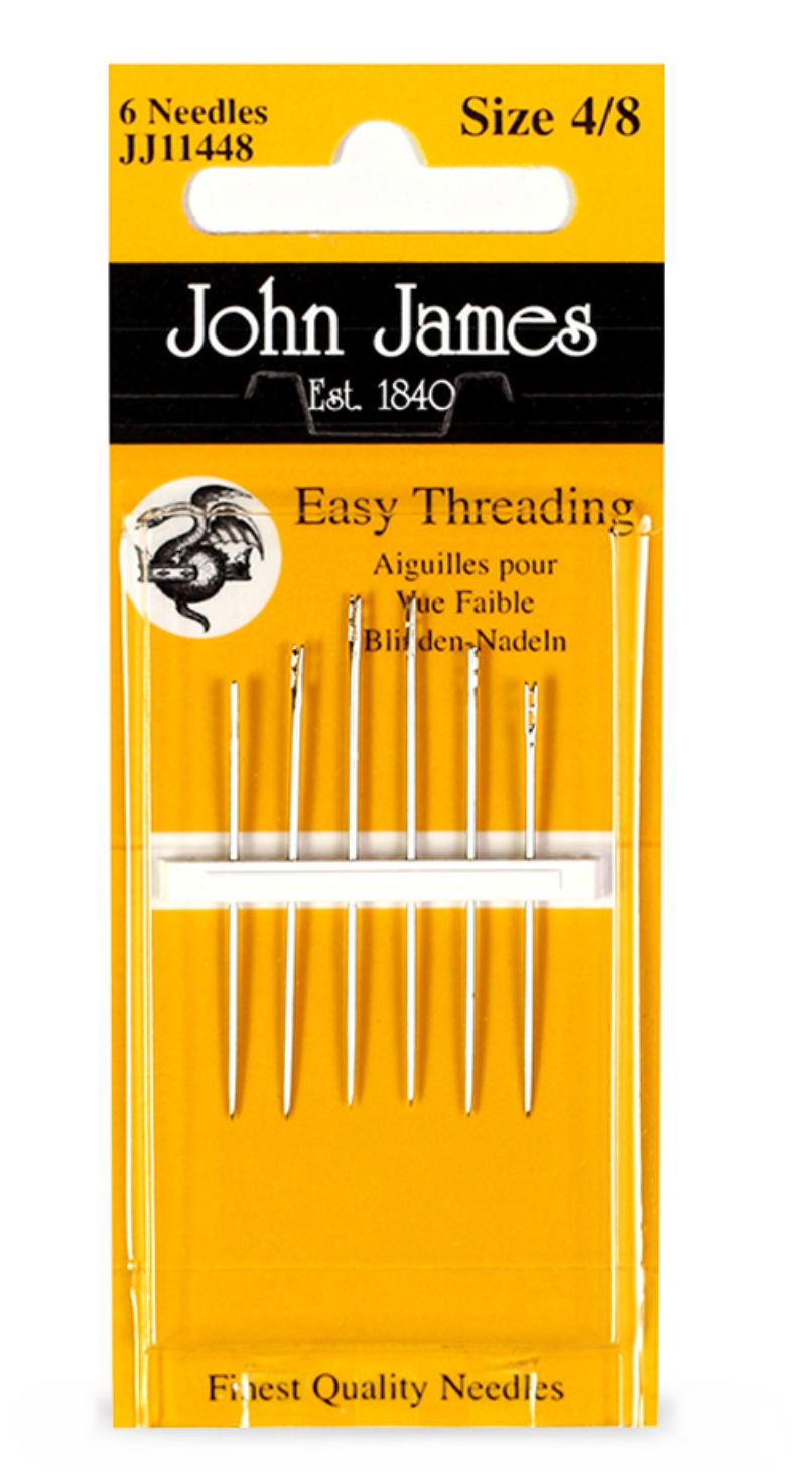 Easy Threading Sewing Needles Sizes 4/8